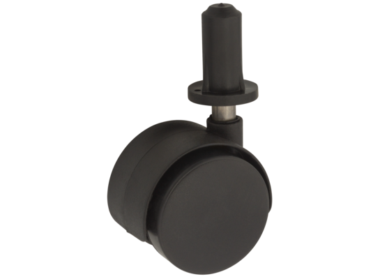 Kółko meblowe 40 mm/25 kg trzpień 8 mm z tulejka 13 mm