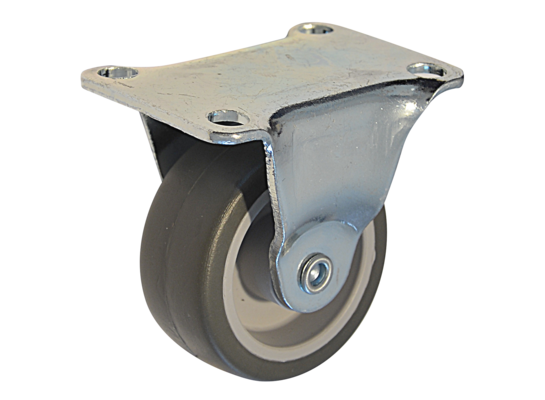 Kółko meblowe gumowe 42 mm/15 kg stałe