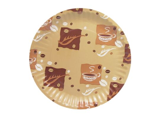 Talerz papierowy deco