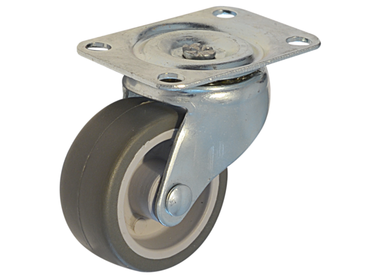 Kółko meblowe gumowe 42 mm/15 kg obrotowe