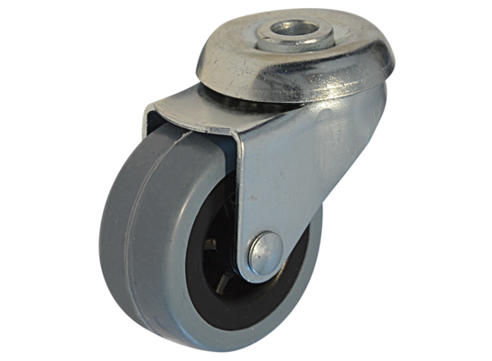 Kółko meblowe gumowe 42 mm/30 kg otwór mocujący