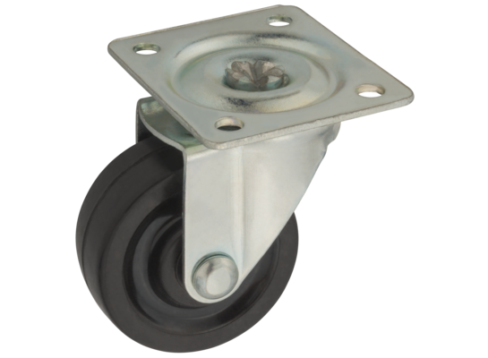 Zestaw z kołem 40 mm/20 kg, płyta obrotowa