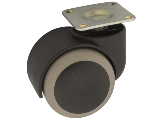 Kółko meblowe 50 mm/50 kg płyta mocująca do paneli