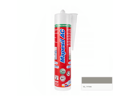 Silikon MAPESIL AC N.112 tytan 310 ml Mapei