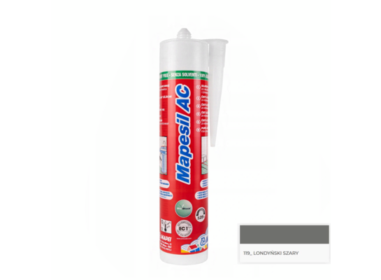 Silikon MAPESIL AC N.119 szary londyński 310 ml Mapei