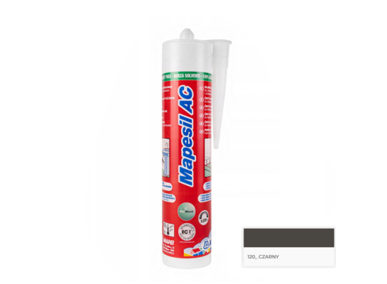 Silikon MAPESIL AC N.120 czarny 310 ml Mapei