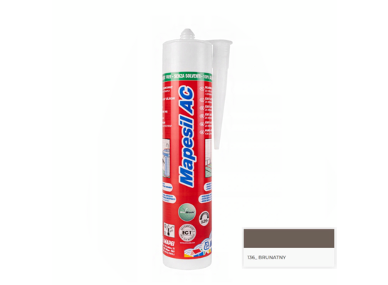 Silikon MAPESIL AC N.136 brunatny 310 ml Mapei