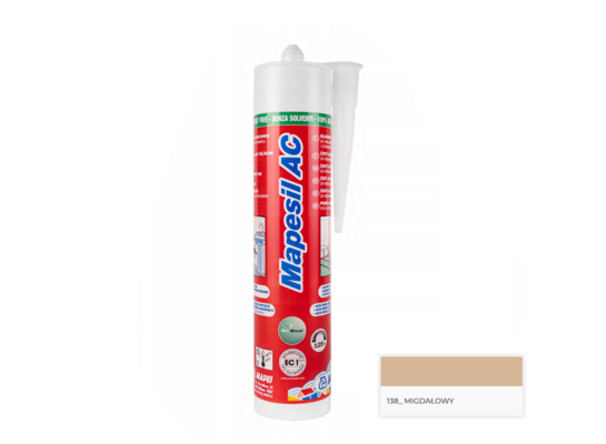 Silikon MAPESIL AC N.138 jasny beż migdałowy 310 ml Mapei