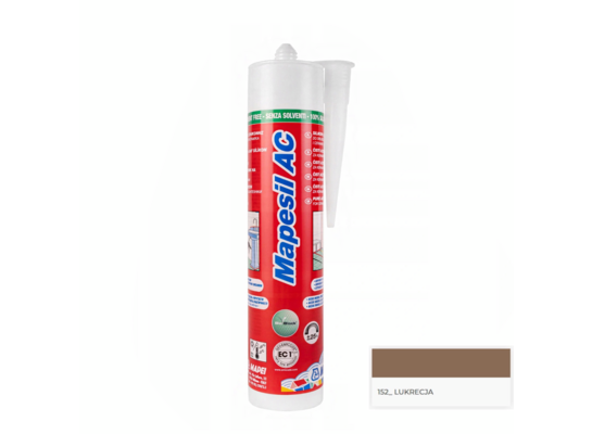 Silikon MAPESIL AC N.152 brąz lukrecja 310 ml Mapei
