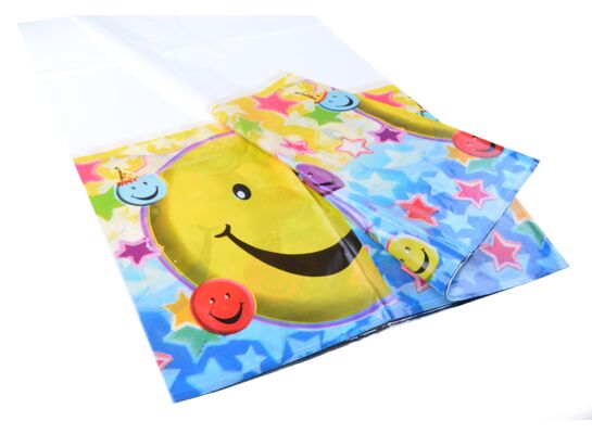 Obrus buźka 180 x 120 cm wielokolorowy