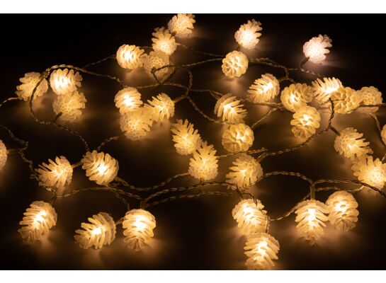 Szyszki lampki dekoracyjne 40 szt. LED