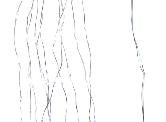 Lampki zewnętrzne 1,8 m micro LED wiązka 12 zimny biały