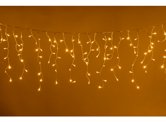 Lampki zewnętrzne kurtyna 480 LED 6 m ciepły biały