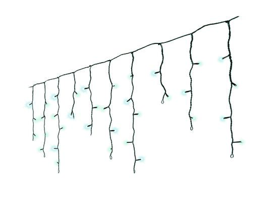 Lampki zewnętrzne kurtyna 119 LED zimny biały