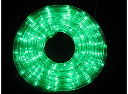 Lampki zewnętrzne wąż 360 LED 10 m zielone