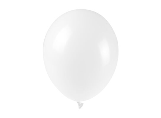 Balon biały pastel 50 sztuk 28 cm
