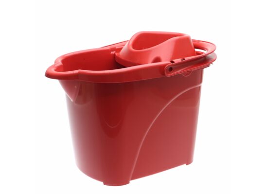 Wiadro na kółkach Lima czerwone