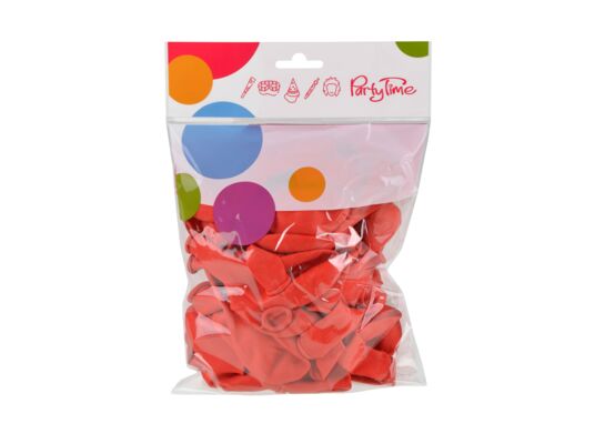 Balon pastel czerwony 50 sztuk