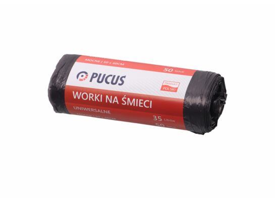 Worek na śmieci HDPE 35 l 50 szt. Pucuś