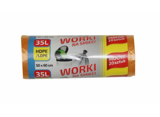 Worek na śmieci Lux 35 l 20 szt. Brico