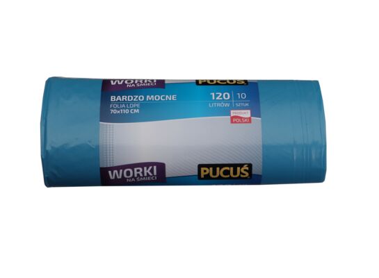 Worek na śmieci LDPE 120 l 10 szt. Pucuś