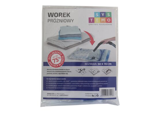 Worek próżniowy 50 x 70 cm Systemo