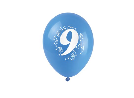 Balon druk cyferka - 9