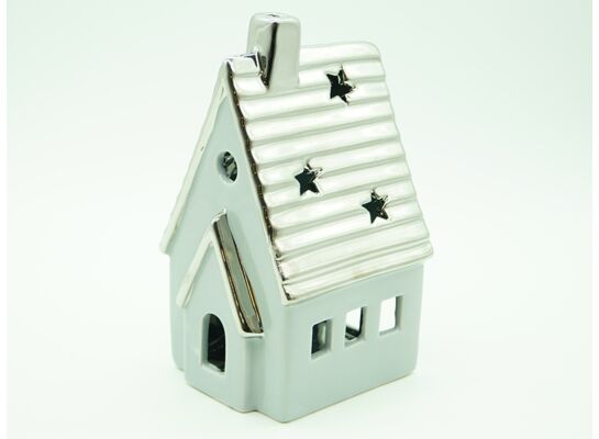 Domek ceramiczny szary