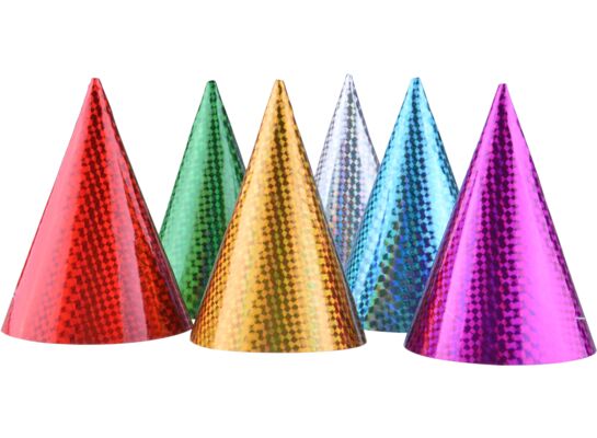 Czapeczka holograficzna 6"