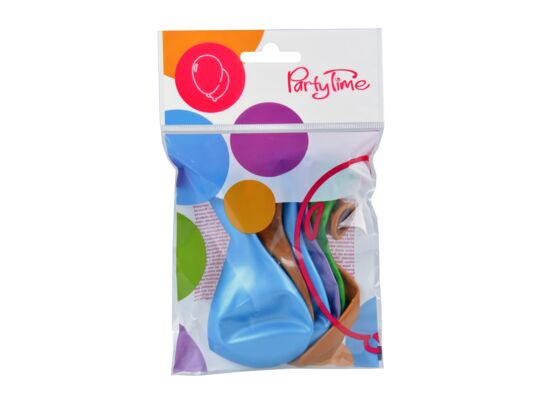 Balonik matalizowany kolor duży 6 sztuk