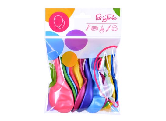 Balonik metalizowany 10", 12 sztuk