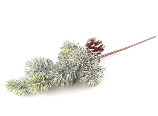 Gałązka ozdobna z szyszką 50 cm