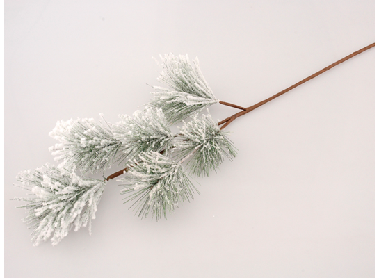 Gałązka ozdobna ośnieżona 75 cm