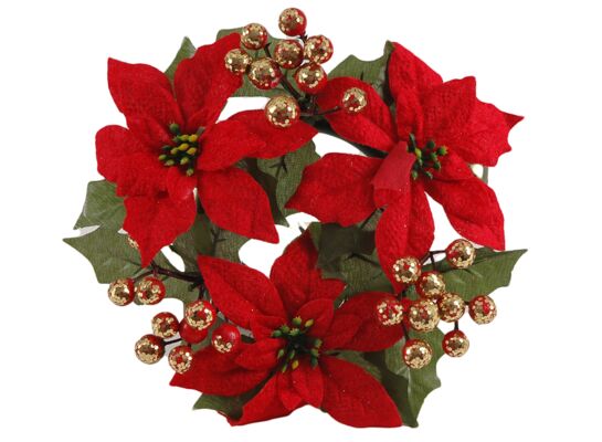 Stroik z poinsecji 20 cm