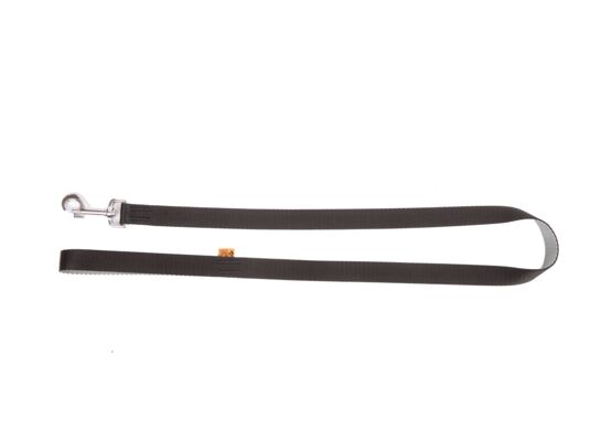 Smycz twilight silver 2 x 130 cm czarna