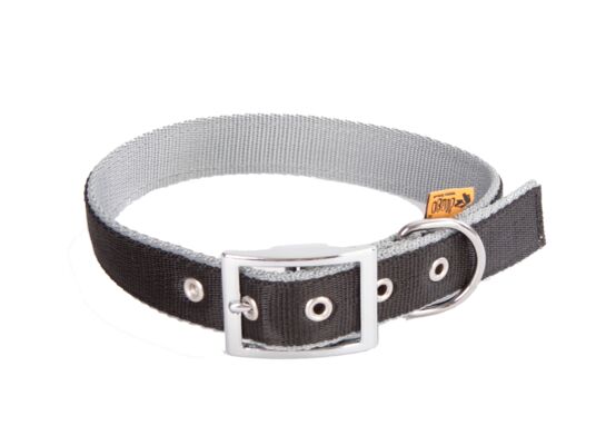 Obroża twilight silver extraszeroka 2 x 50 cm czarna