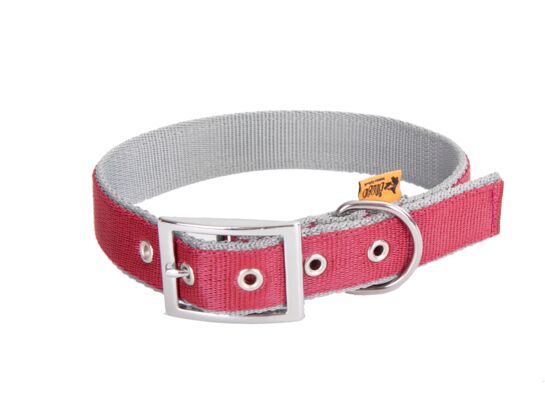 Obroża twilight silver extraszeroka 2 x 50 cm czerwona