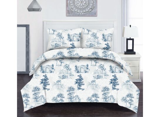 Komplet pościeli 100% Mikrofibra 160 x 200 cm, 70 x 80 cm wz 02357