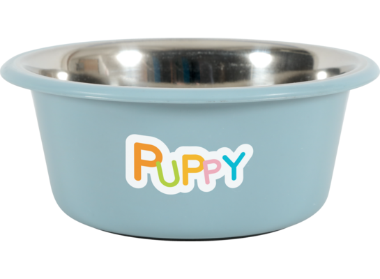 Miska plastikowa PUPPY z podstawką antypoślizgową 16,5 cm 850 ml niebieski ZOLUX