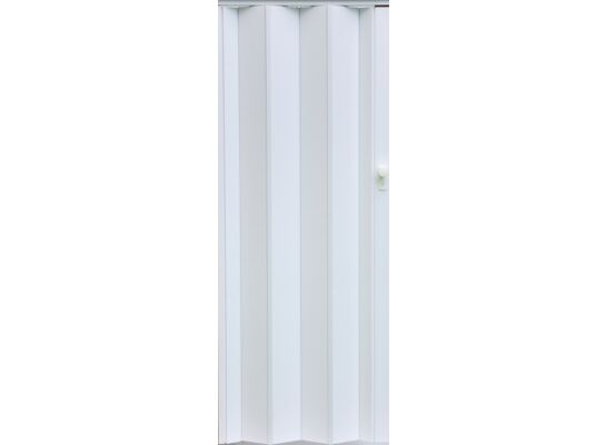Drzwi harmonijkowe CRYSTALLINE ROYAL 011 86 x 203 cm biały