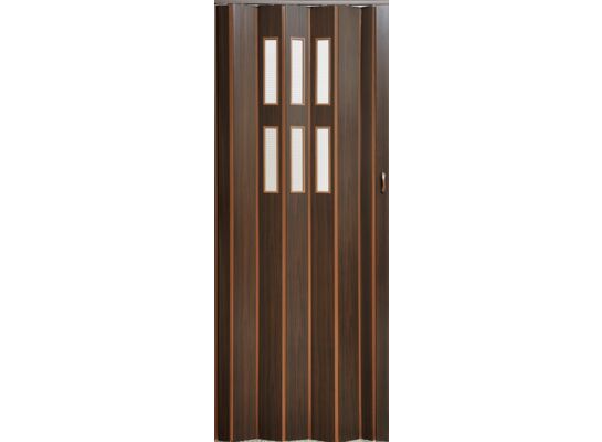 Drzwi harmonijkowe PIONEER GLASS 9327 84 x 202 cm wenge