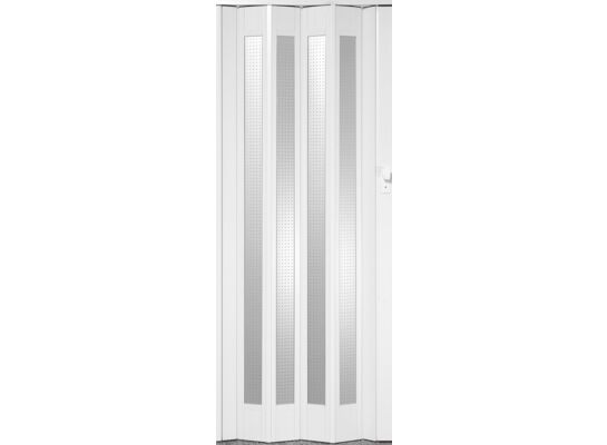 Drzwi harmonijkowe SILVER SPARK 011 86 x 203 cm biały