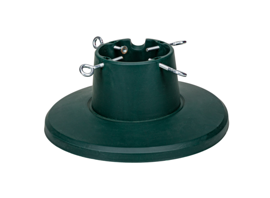 Stojak na choinkę ciemnozielony 