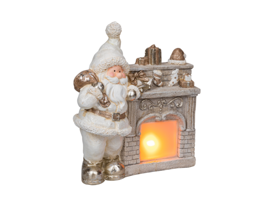 Figura ceramiczna Kominek LED