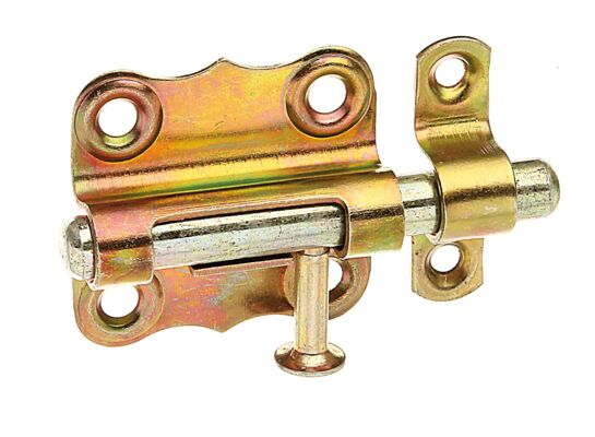 Rygiel z blokadą bez sprężyny ocynk 39 x 38 x ⌀8