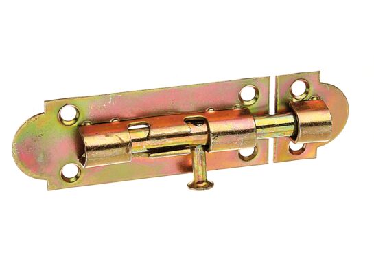 Rygiel z blokadą bez sprężyny ocynk 75 x 28 x ⌀7