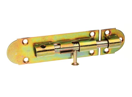 Rygiel z blokadą bez sprężyny ocynk 100 x 30 x ⌀8