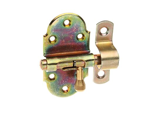 Rygiel z blokadą ze sprężyną ocynkowany 35 x 70 x ⌀8