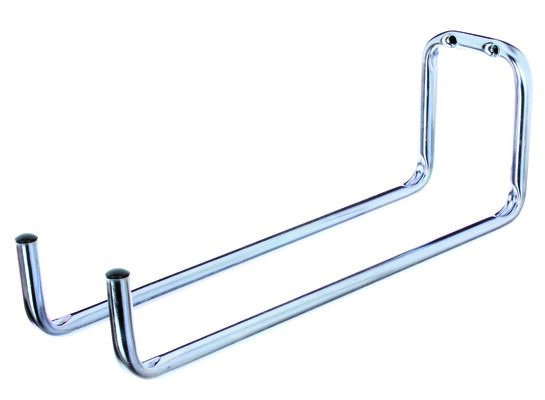 Hak ścienny wygięty podwójny 120 x 330 x 90