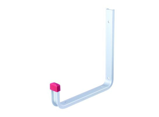 Hak ścienny wygięty ALU 190 x 200